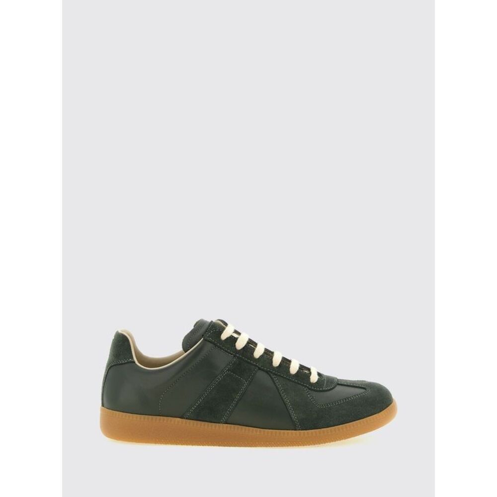 Maison Margiela Men Maison Margiela Replica Calfskin, Nappa And Suede Sneakers